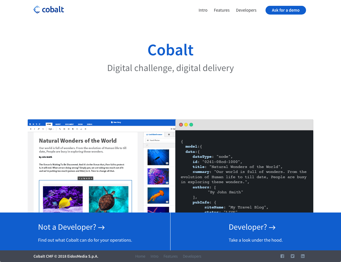 Cobalt website