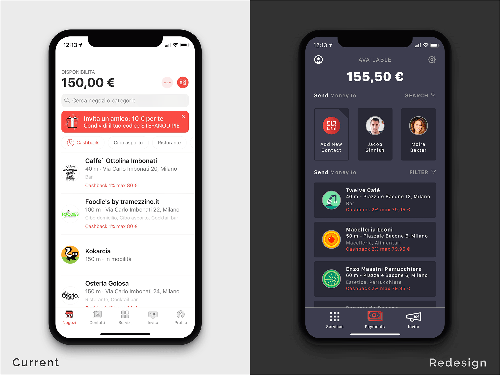 Satispay redesign