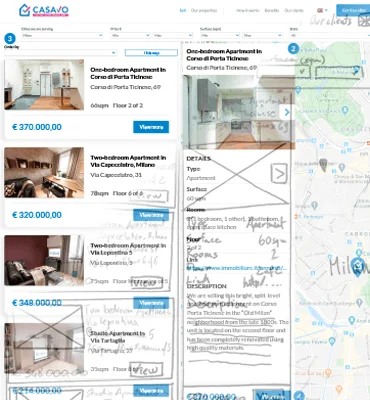 Casavo property listings