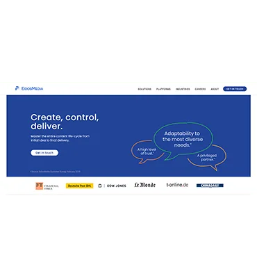 EidosMedia website